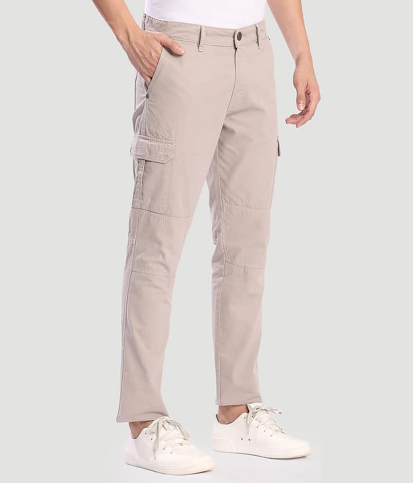 Bene Kleed Slim Men's Cargos - Beige ( Pack of 1 )
