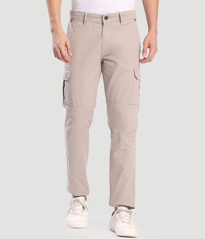 Bene Kleed Slim Men's Cargos - Beige ( Pack of 1 ) view 2