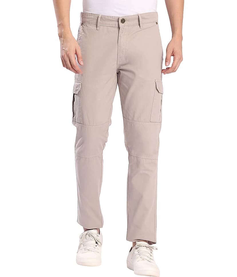 Bene Kleed Slim Men's Cargos - Beige ( Pack of 1 ) view 7