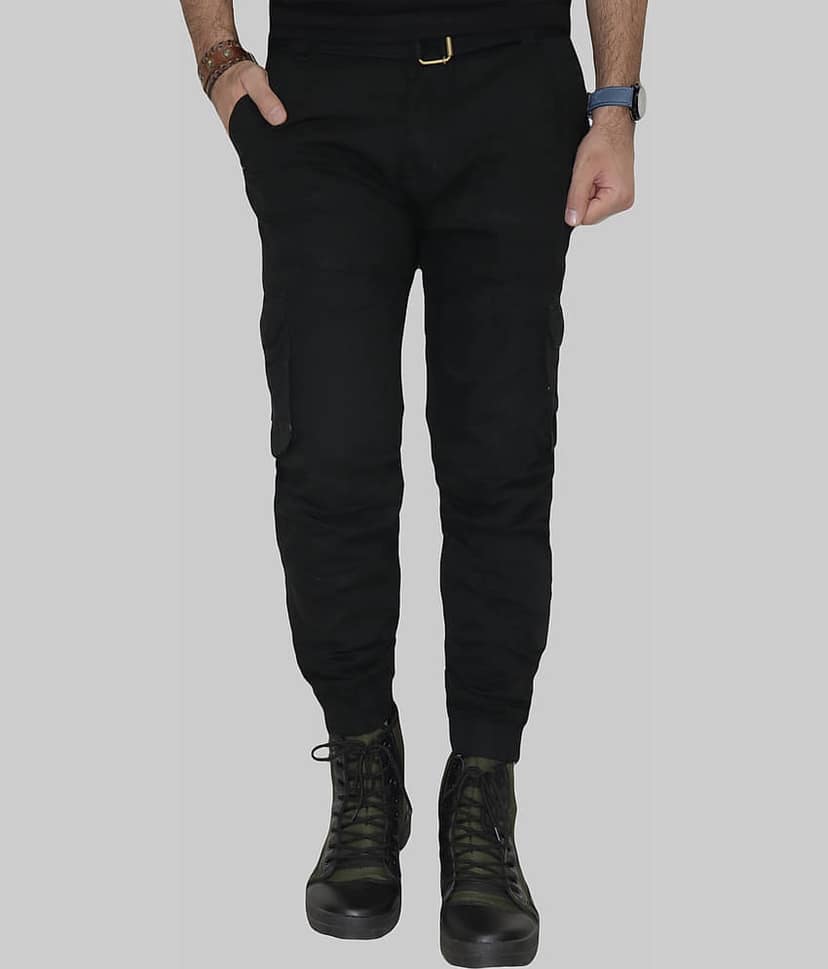 HYMEN LEGIONS Regular Flat Men's Cargos - Black ( Pack of 1 )