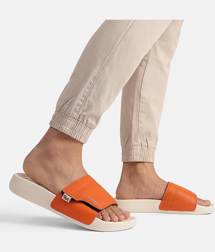 Neemans High Sprout Cush Slides Brown Men's Slide Flip Flop view 6