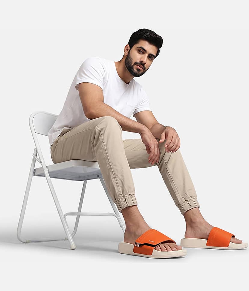 Neemans High Sprout Cush Slides Brown Men's Slide Flip Flop view 7