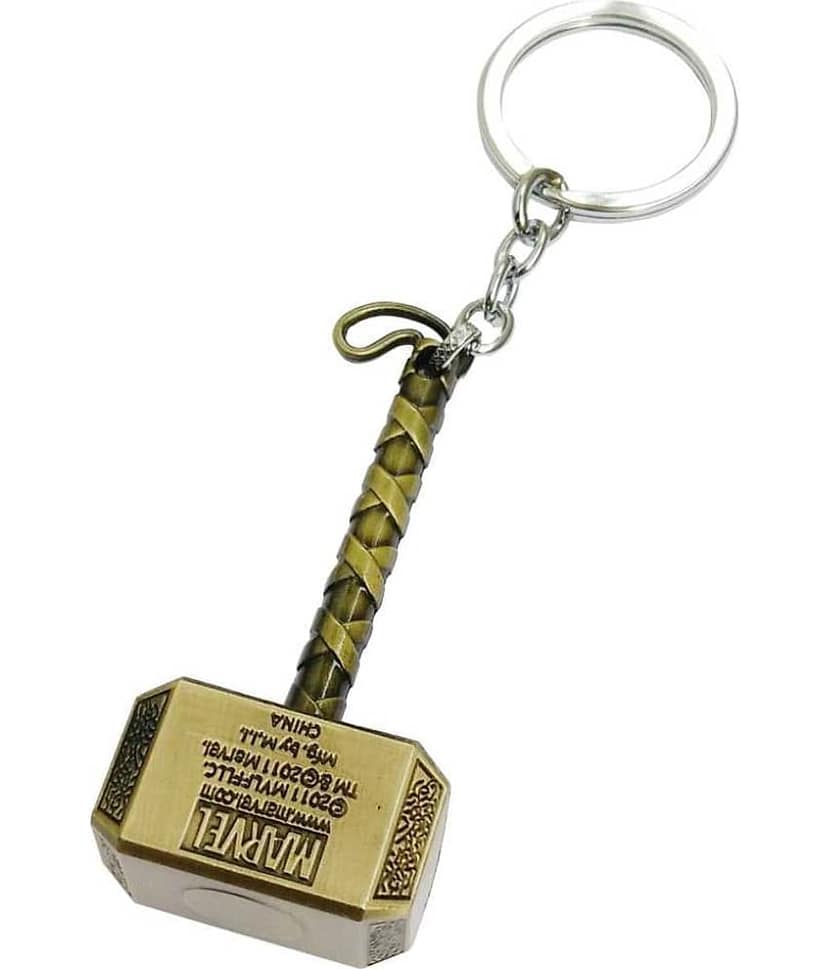 JHARJHAR MARVELTHOR GOLDEN HAMMER KEY CHAIN