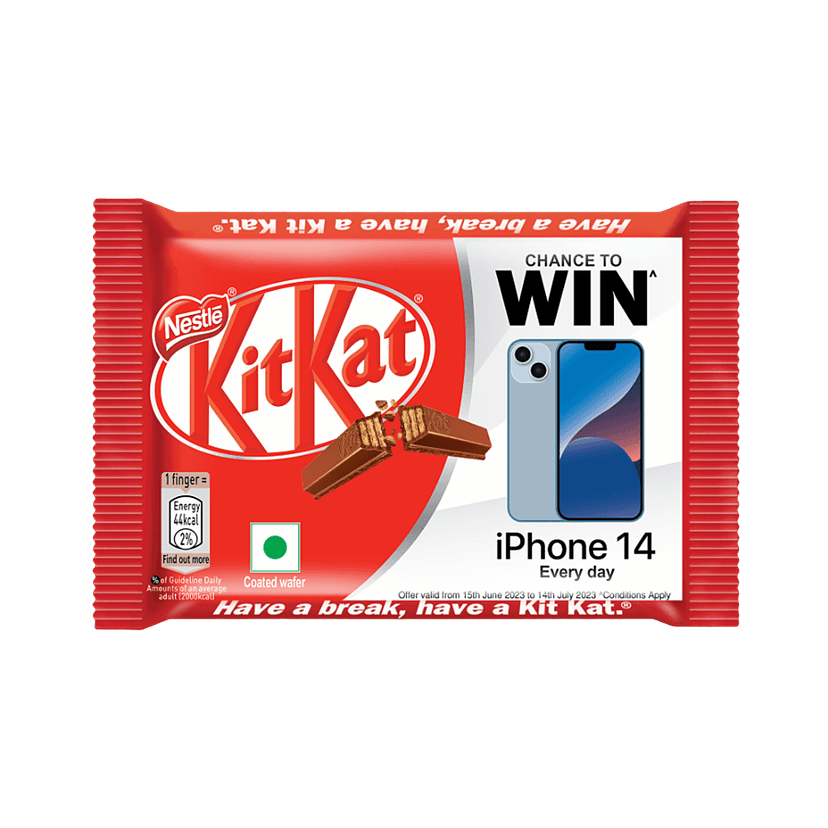 Nestle Kitkat Chocolate Coated Wafer Bar, 38.5 G view 2