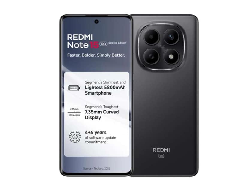 Redmi Note 15 SE 5G Smartphone, 8GB RAM, 256GB Storage - Carbon Black