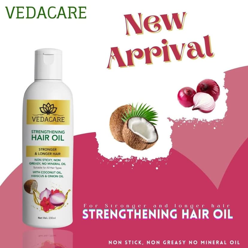 Vedacare Strengthening Hair Oil - |hair__001| view 4
