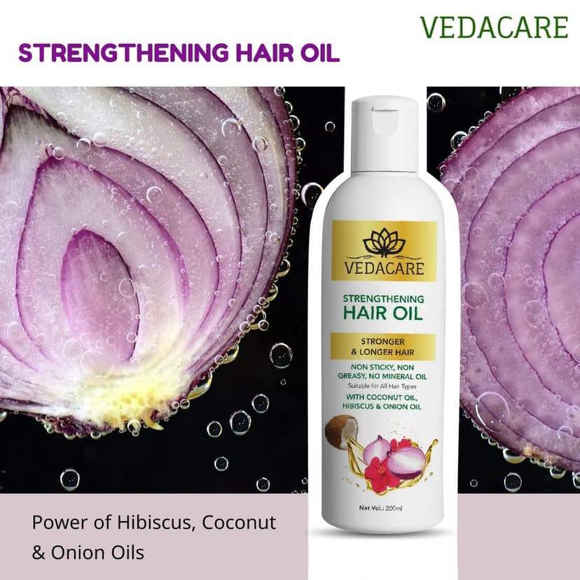 Vedacare Strengthening Hair Oil - |hair__001| view 9