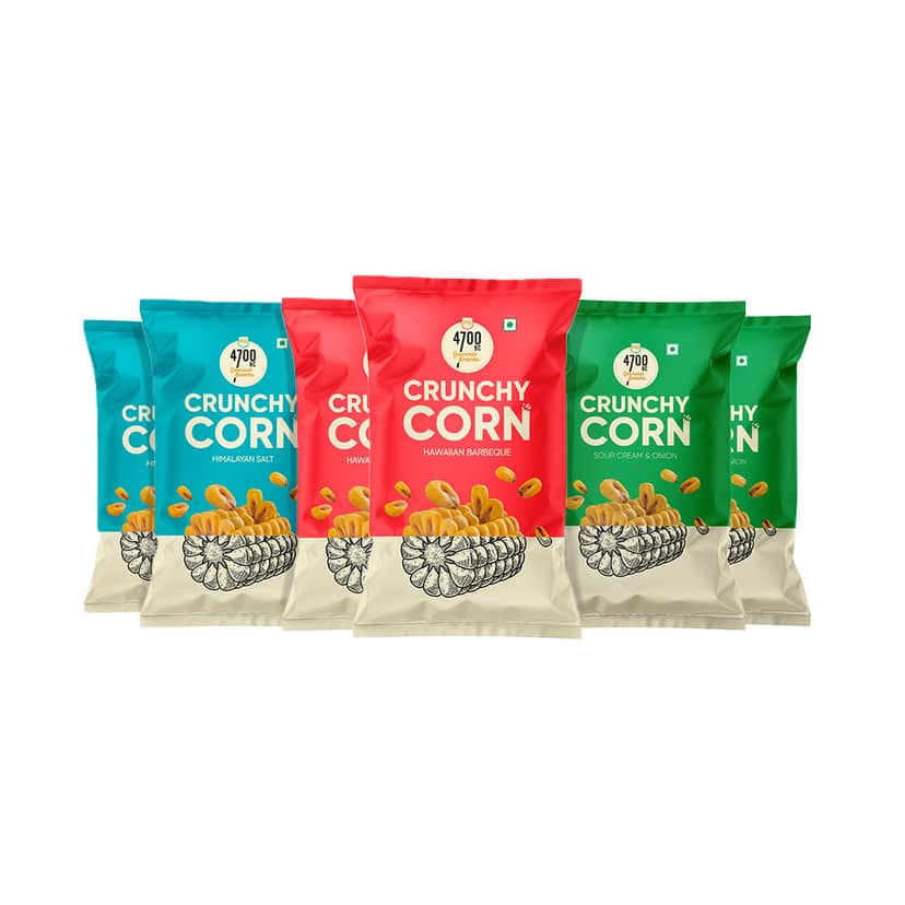4700BC Crunchy Corn, Assorted (Pack of 6)