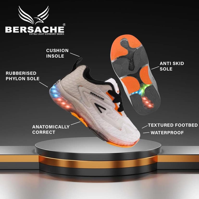 Bersache Sneaker, Loafers ,Casual With Extra Comfort Sneakers For Kids view 4