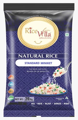 Rice Villa | Standard Minilket | Rice | 26 kg | Miniket Rice