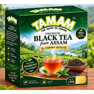 Black Tea - 100 gm - One box of 100g tea