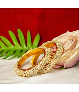 JFL - Jewellery For Less Gold Bangle ( Pack of 1 )