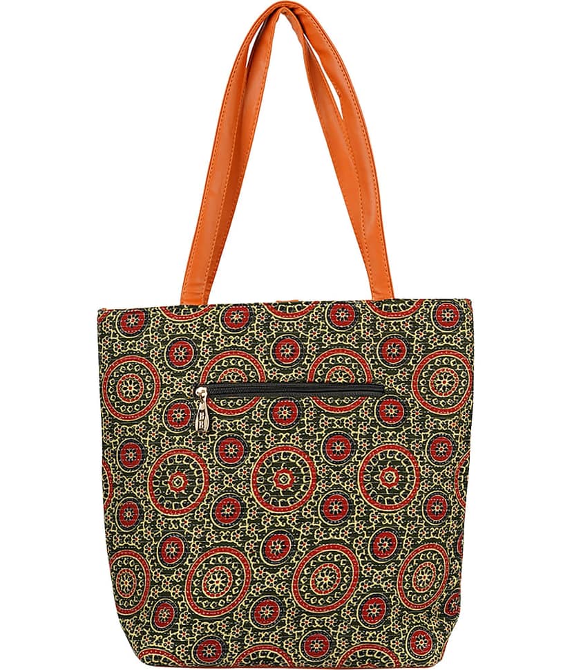 Bulbul Multicolor Faux Leather Tote Bag