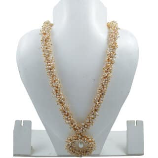 Yaalz Silk Thread Neckset with adjustable Back rope - 84