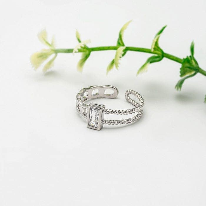 Silver Eclipse Ring view 3