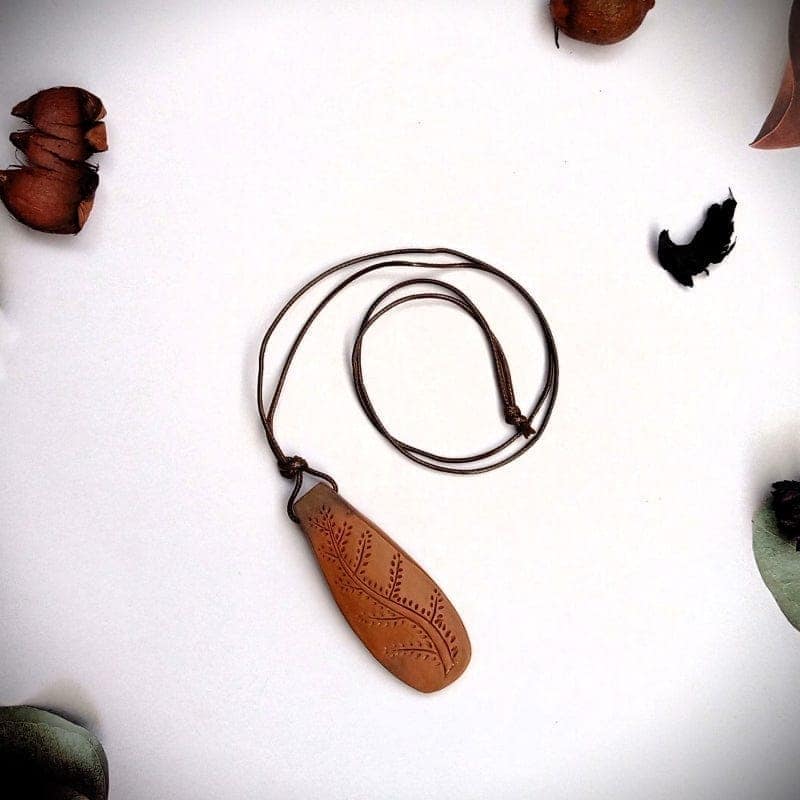 Terracotta pendant view 4
