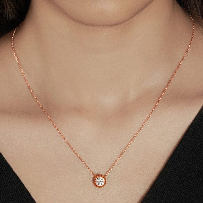 Rose Gold Fantasy Necklace (5 in 1 Crystal) view 2