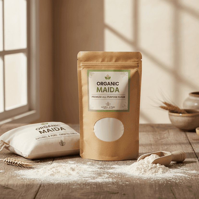 Organic Maida | Refined Wheat Flour for Baking & Cooking view 4