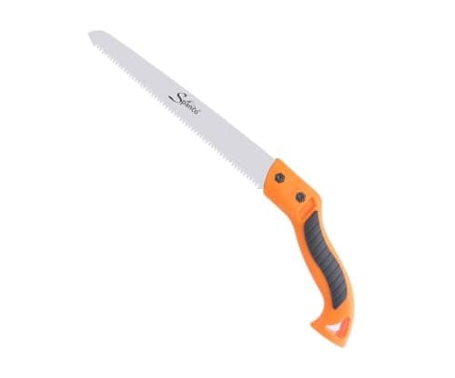 Spanco Pruning Saw with Stainless Steel Double Action Teeth & Soft Fixed Handle | Heavy Duty Saw For Cutting Branches &Trimming | Tools for Lawn & Gardening (SPS-113) view 2