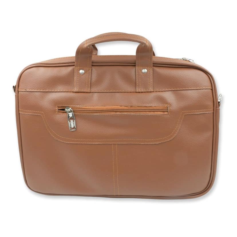 Multipurpose Bag, Shoulder Side Bag Office Laptop Faux Leather Executive Formal Laptop & MacBook Messenger / Office / Travel / Business / Shoulder / Hand / Sling Bag for Men Women with Multiple compartments view 4
