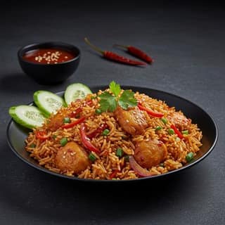 Chicken Schezwan Fried Rice
