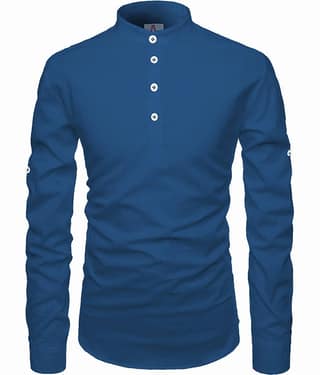 Apektra White Cotton Men's Shirt Style Kurta ( Pack of 1 )