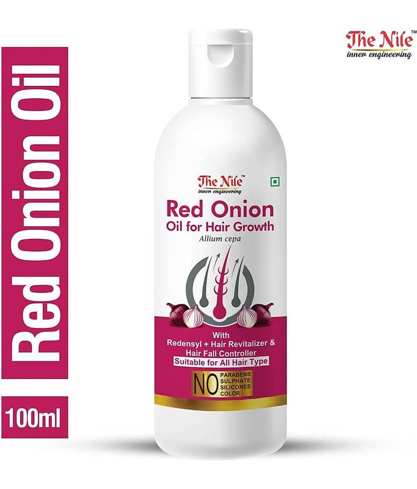 The Nile Red Onion Oil 100 Ml + Coconut Oil 100 ML + Olive Oil 100 ML 300 mL Pack of 3 view 2