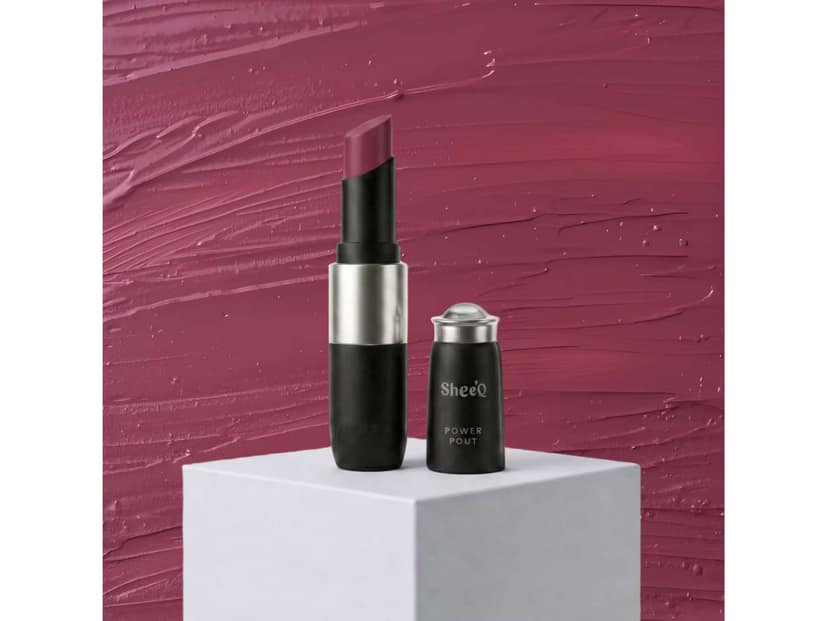 Sheeq Power Pout - Creamy Matte Bullet Lipstick - Shiraz - 09