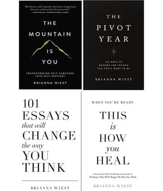 4 Books Set: Mountain Is You, 101 Essays, How You Heal & Pivot Year (English)