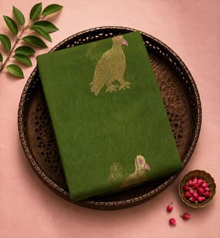 Handloom Chanderi Silk Cotton Saree