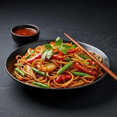 Schezwan Veg Noodles