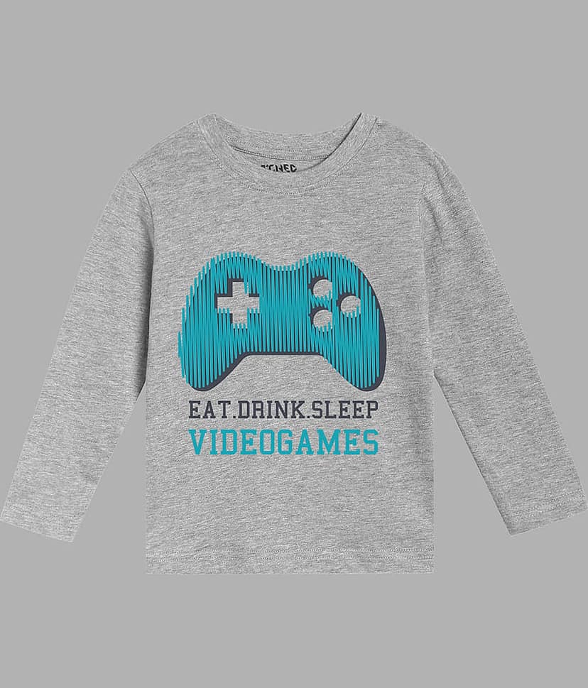 ETCHED DESIGN Pack of 3 Boys Cotton T-Shirt ( Multicolor ) view 4