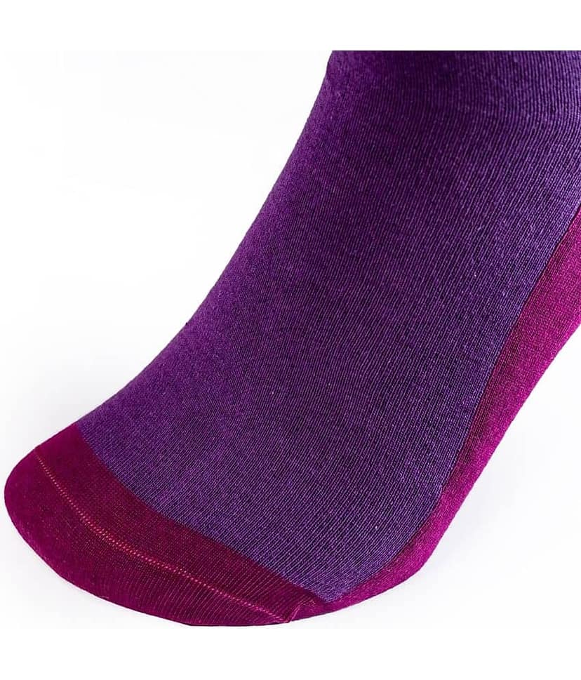 Man Arden Placid Magenta Edition Designer Socks, Casual, Office, Egyptian Premium Cotton Quality, 1 Pair view 2