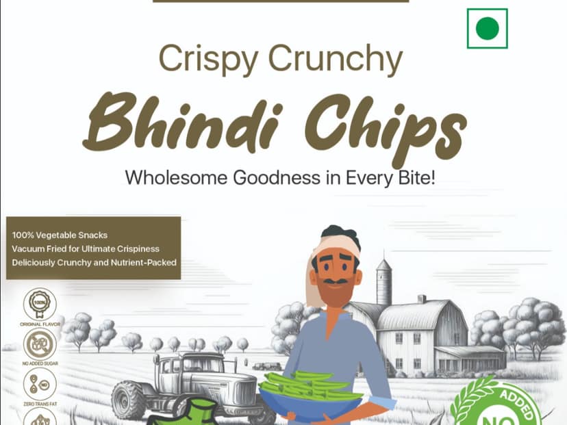 Crispy & Crunchy Okra / Bhindi Chips 50g