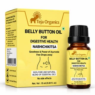 Belly Button Oil for Digestive Health 15 ml | Nabhi Oil Herbal Blend | Supports Digestion | Abdominal Relaxation