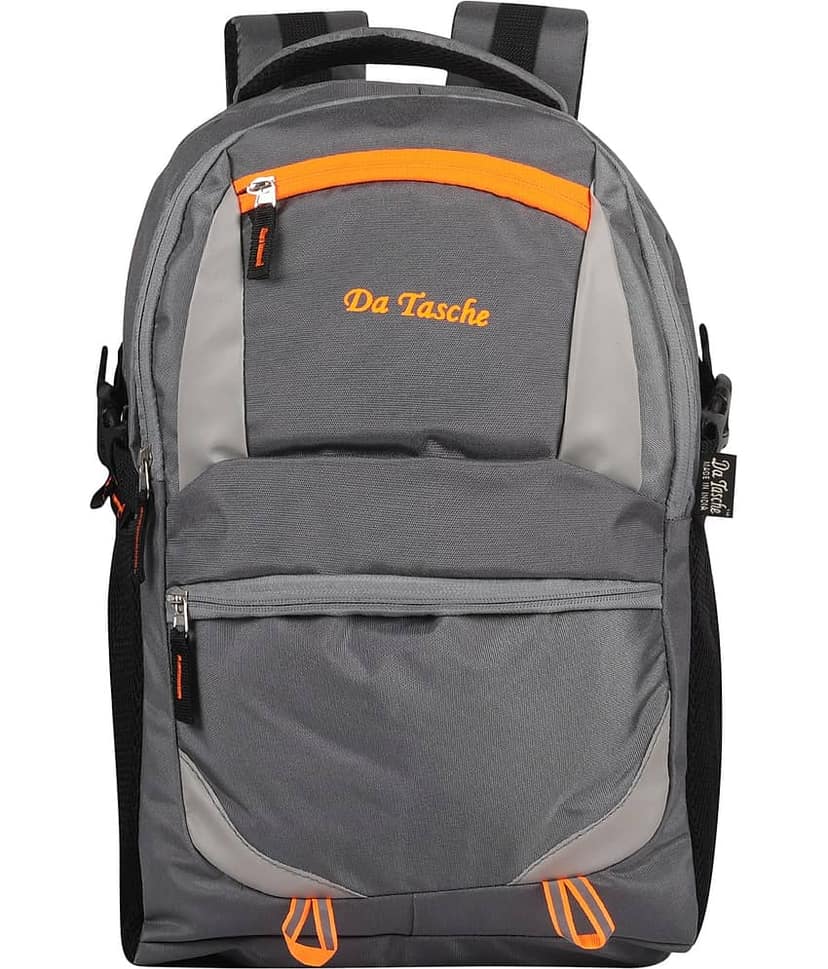Da Tasche 25 Ltrs Grey Polyester College Bag