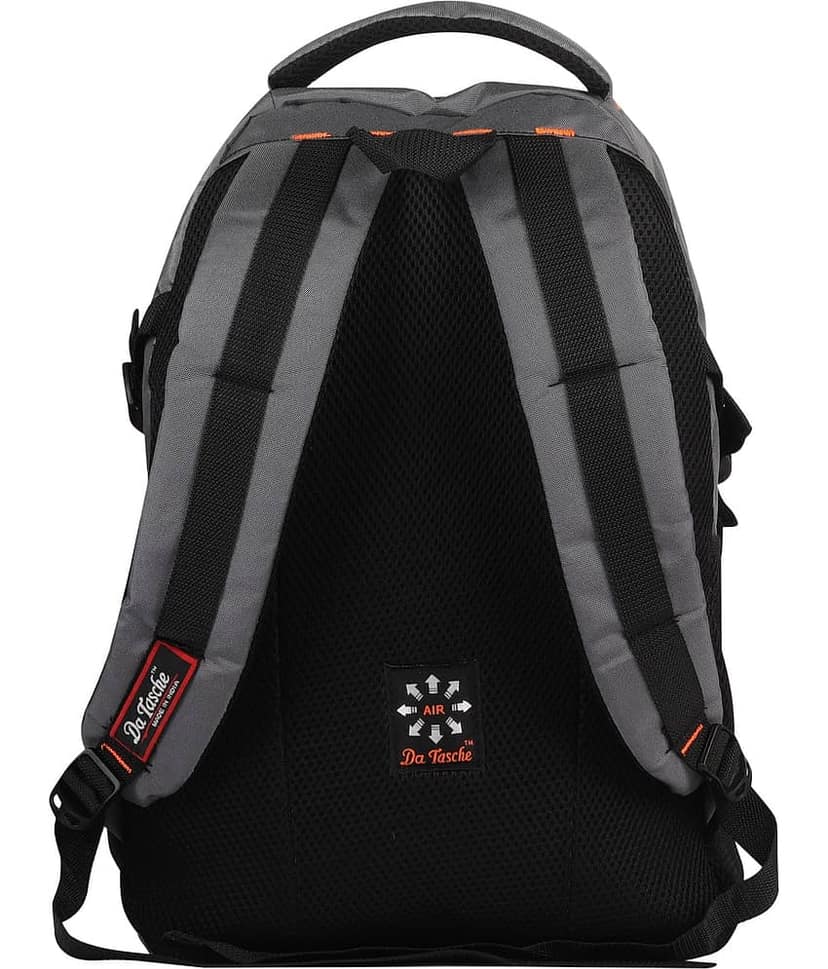 Da Tasche 25 Ltrs Grey Polyester College Bag view 2