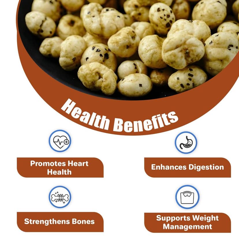 Mona Premium Black Pepper Makhana Roasted Fox Nuts Healthy Snack view 5