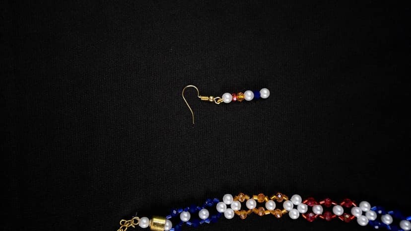 Crystal chain-multicolor view 3