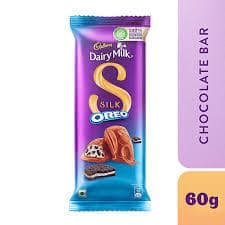 Cadbury Silk Oreo Chocolate Bar - 60G