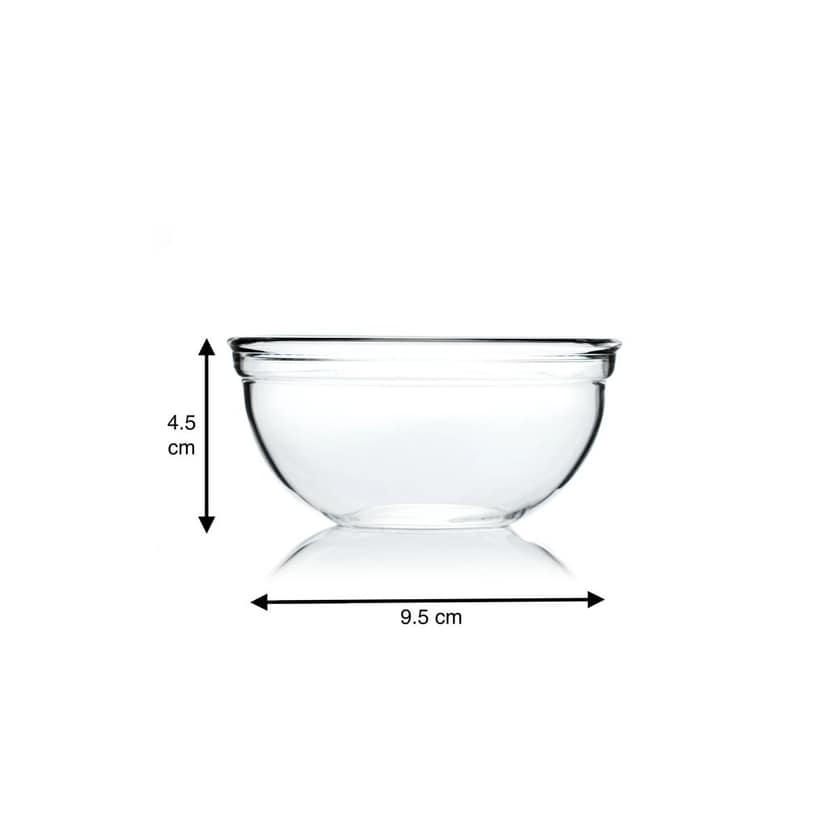 VERTIS Small Designer Katori Bowls Set of 4 Stackable Flameproof 200 mL view 2