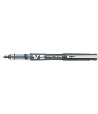 Pilot Hi-Tecpoint V5 Cartridge Pen Black Pack of 6