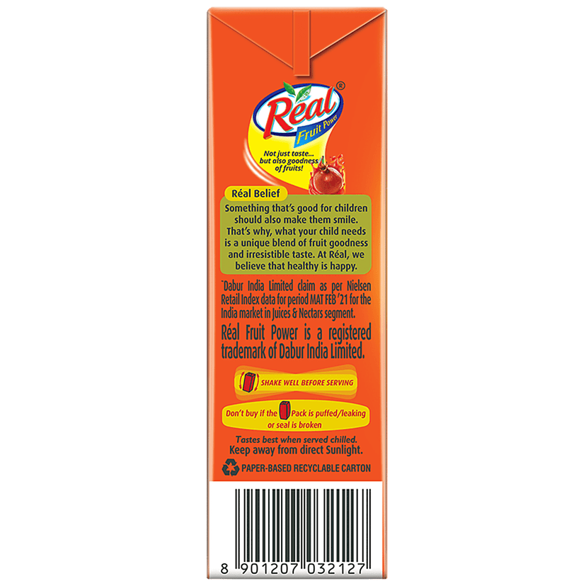 Real Pomegranate Fruit Power Juice, 180 Ml view 2