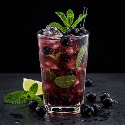 Black Currant Mojito