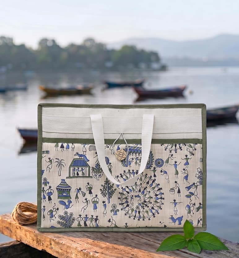 Handcrafted Jute Shopping Bag