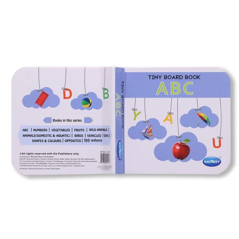 Navneet Tiny Board Book Library- Best Picture board books for babies & toddlers: 5 Books- ABC, Numbers, Hindi Varnamala, Shapes and Colours,Domestic and Aquatic animals- Early Learning Books Navneet Education Limited view 8