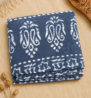 Handcrafted Batik Cotton Saree