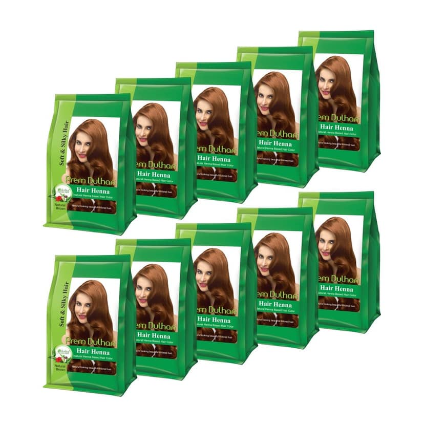 Prem Dulhan Henna Hair Color Natural Brown 125g view 4