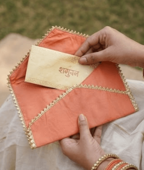 Traditional Shagun Potli Bag for Wedding and Festive Gifting view 2