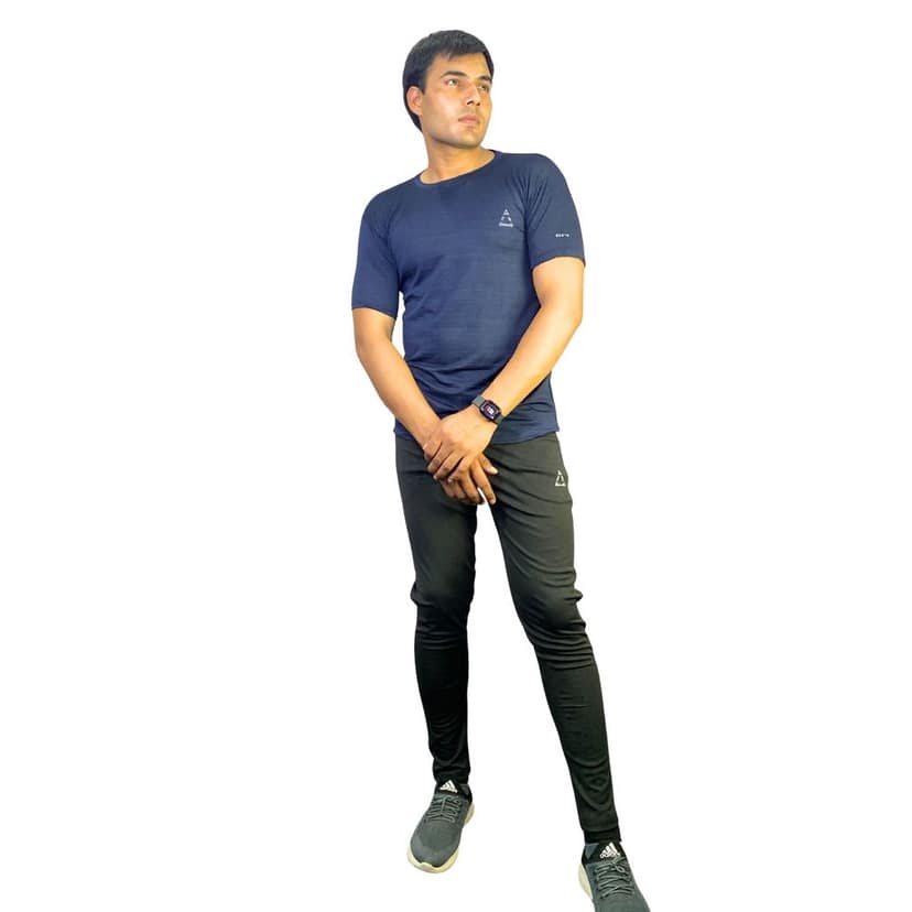 Wruxing Solid Men Track Suit